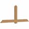 Ekena Millwork Eugene Smooth Timber Gable Bracket, Western Red Cedar, 84"W x 35"H x 3 1/2"D x 5 1/2"F, 10/12 Pitch GBW084X35X0406EUG00SWR - alternate 2
